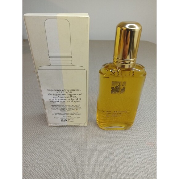 STETSON Cologne Spray For Men 2.25 fl oz - Vintage OLD FORMULA - NEW IN BOX - Picture 2 of 6